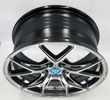 VLF WHEELS - VLF28 FlowForm Hyper Black 17x7.5