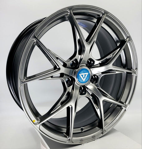 VLF WHEELS - VLF28 FlowForm Hyper Black 17x7.5