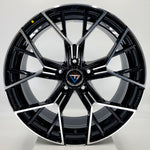 VLF Wheels - VLF13 FlowForm Gloss Machined Face Black 18x8